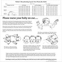 Please Nurse on Cue: Breastfed Babies & Mother's Breastfeeding Log image