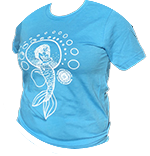 Mermaid Design T-shirt: Short Sleeve image
