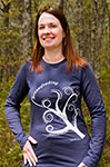 Tree Design T-shirt - Long Sleeve image